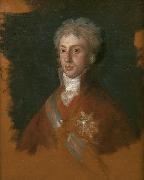 Francisco de Goya Luis de Etruria yerno de Carlos IV, boceto preparatorio para La familia de Carlos IV painting